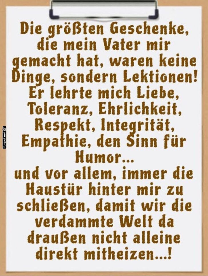 Die größten Geschenke meines Vaters Die größten Geschenke meines Vaters