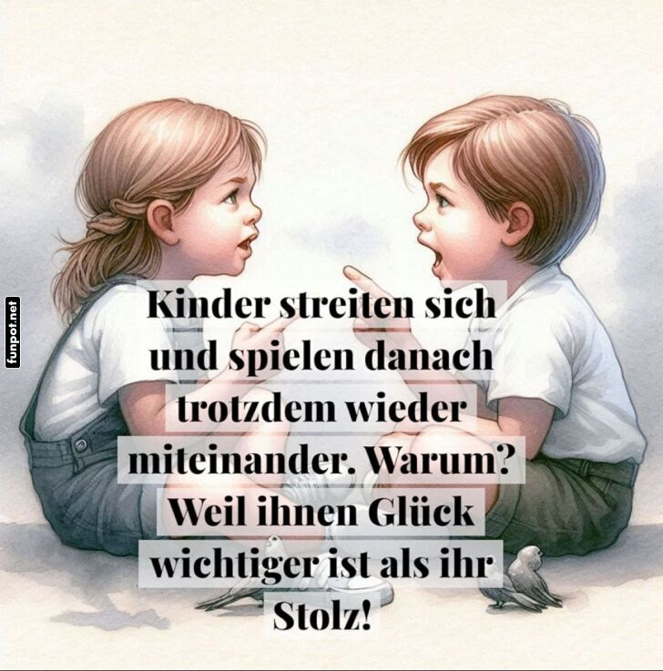 Kinderstreit und Versöhnung Kinderstreit und Versöhnung