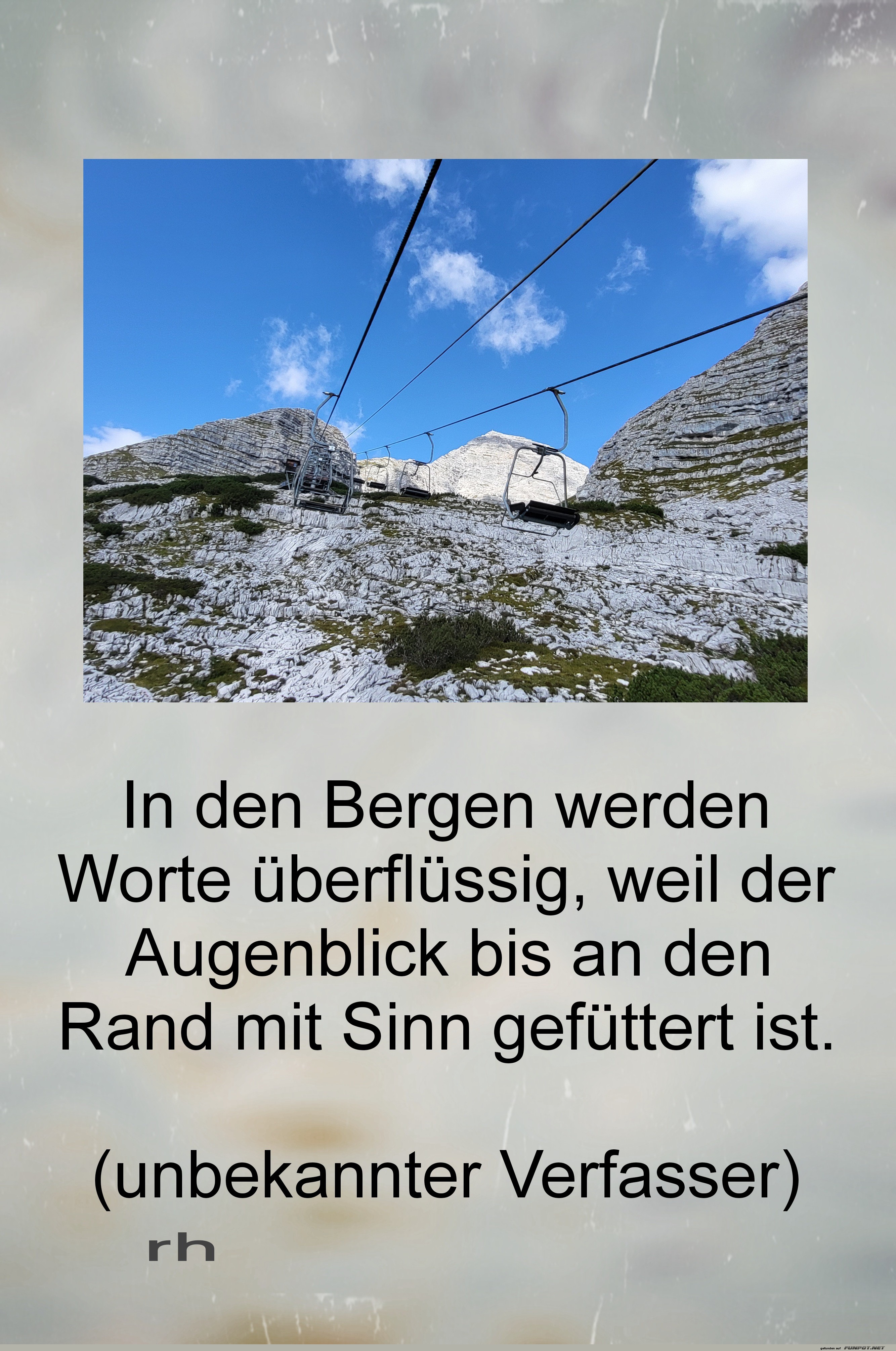 in den bergen in den bergen