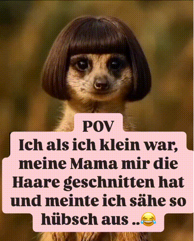 Mein Haarschnitt früher Mein Haarschnitt früher
