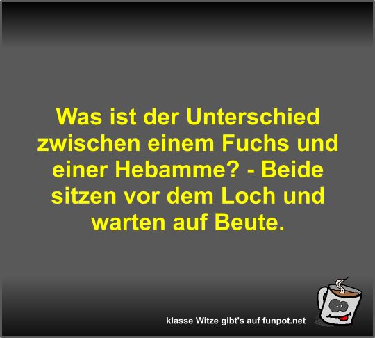 Was ist der Unterschied zwischen einem Fuchs und einer... Was ist der Unterschied zwischen einem Fuchs und einer...