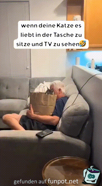 Die Katze und ihre Tüte Die Katze und ihre Tüte