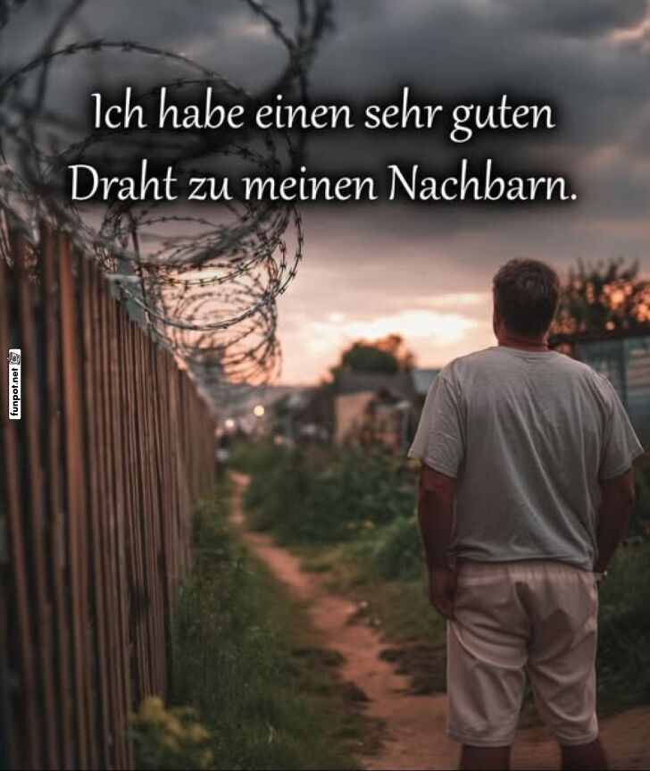 Guter Draht zu meinen Nachbarn Guter Draht zu meinen Nachbarn