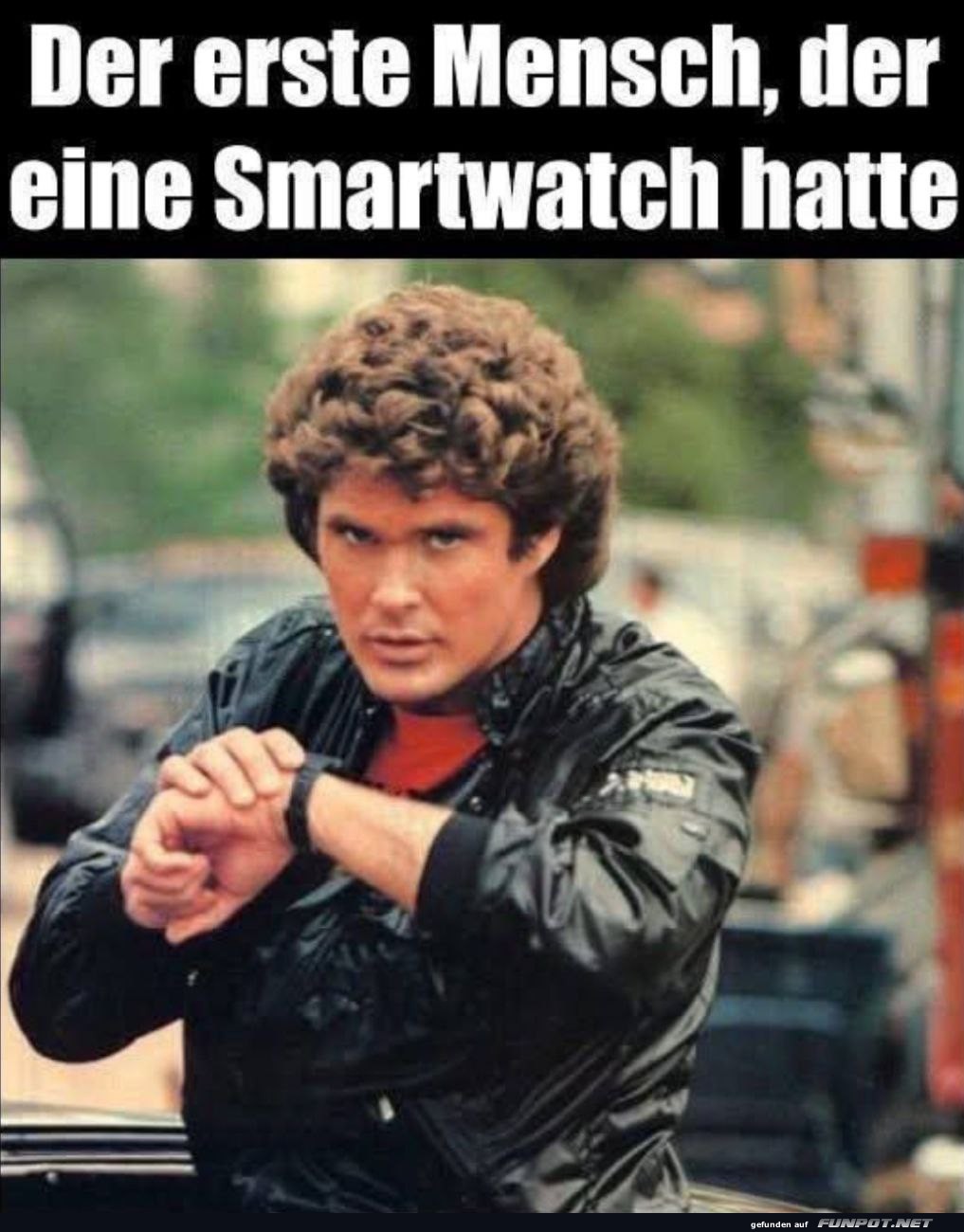 Der erste Mensch mit einer Smartwatch