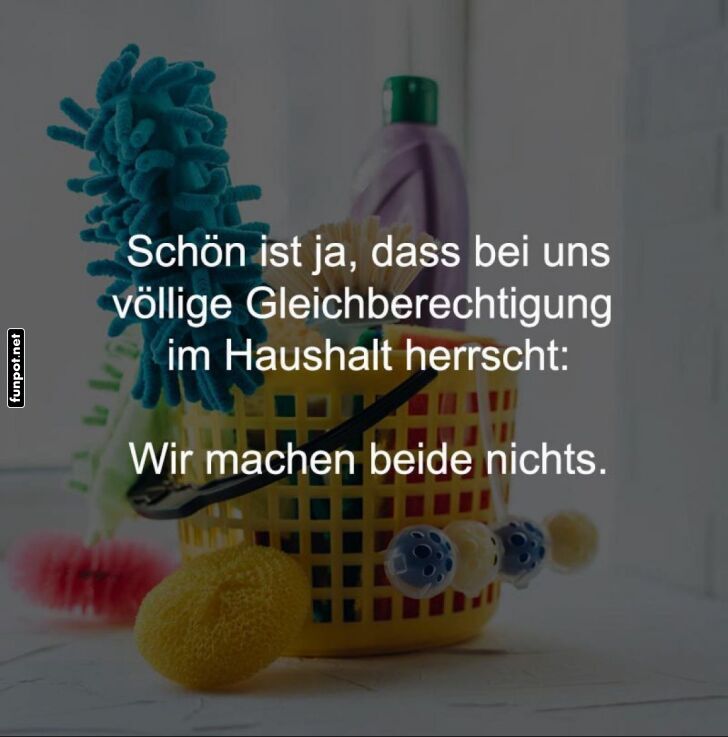 Gleichberechtigung im Haushalt Gleichberechtigung im Haushalt