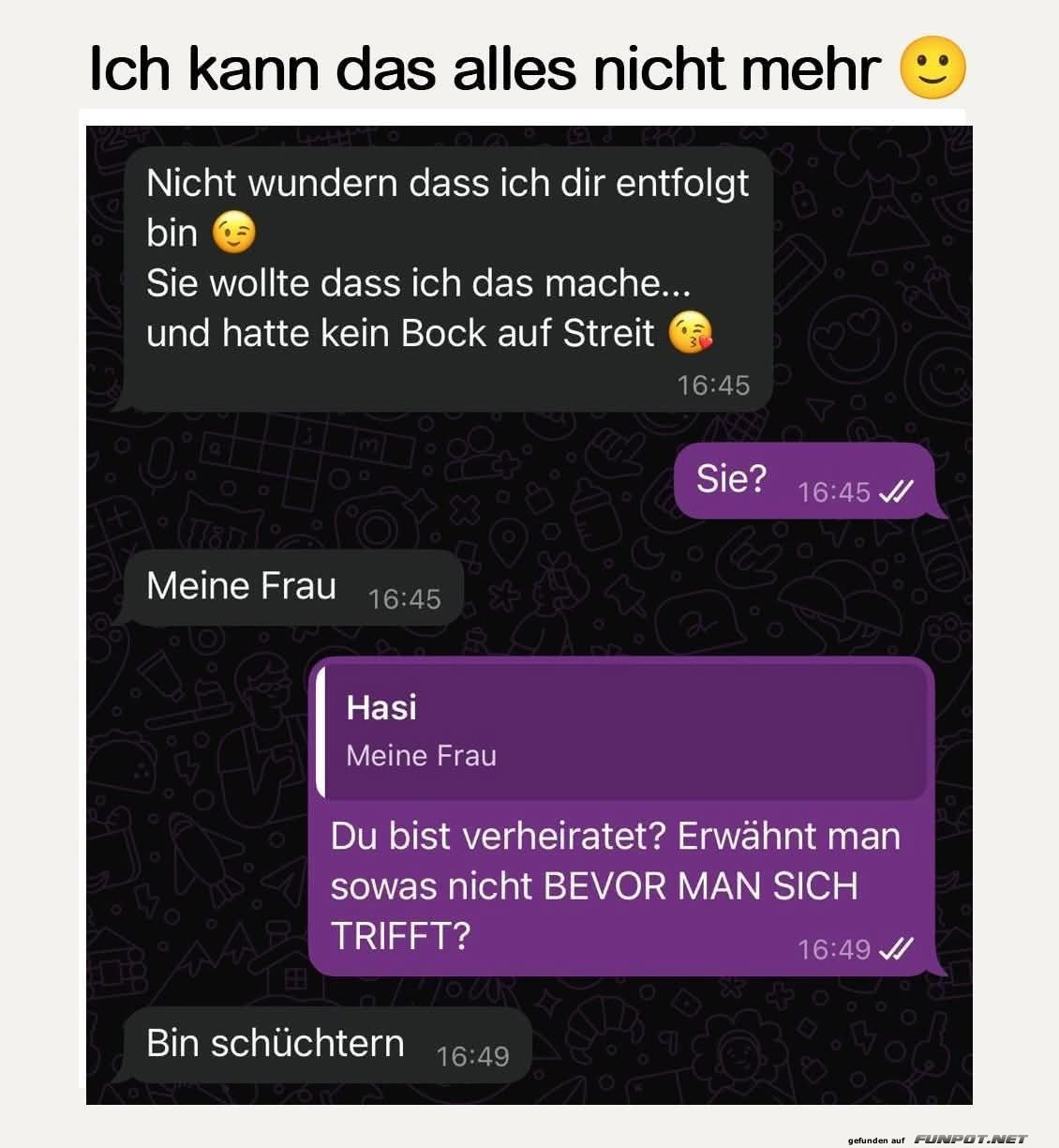 Chat zwischen zwei Personen eskaliert Chat zwischen zwei Personen eskaliert