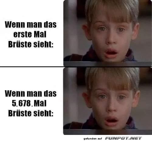 Lustige Reaktion auf wiederholte Erlebnisse Lustige Reaktion auf wiederholte Erlebnisse