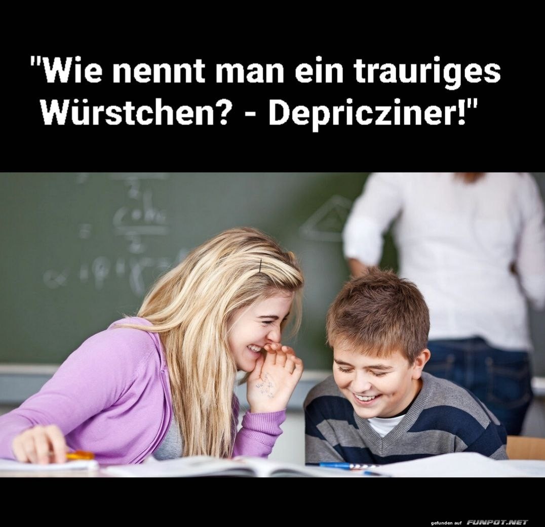 Witz: Trauriges Würstchen Witz: Trauriges Würstchen