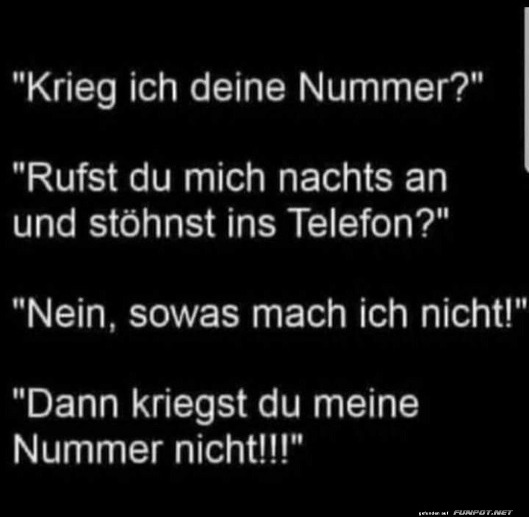 Humorvoller Dialog über Telefonnummern Humorvoller Dialog über Telefonnummern