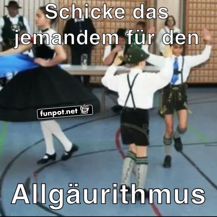 Traditioneller Tanz im Allgu