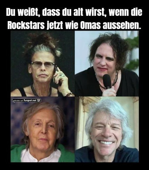 Rockstars im Wandel der Zeit Rockstars im Wandel der Zeit