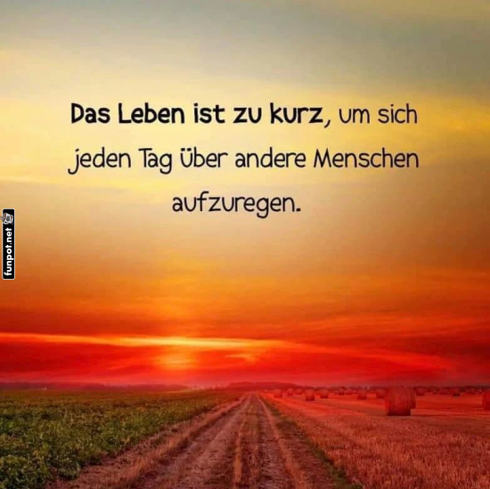 Das Leben ist zu kurz für Ärger Das Leben ist zu kurz für Ärger