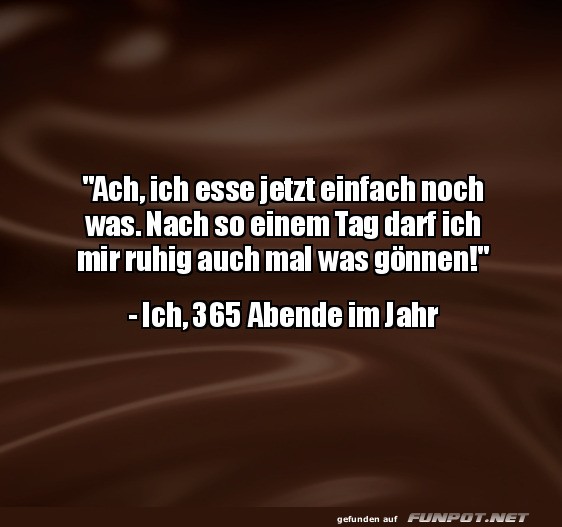 Genießen nach einem langen Tag Genießen nach einem langen Tag