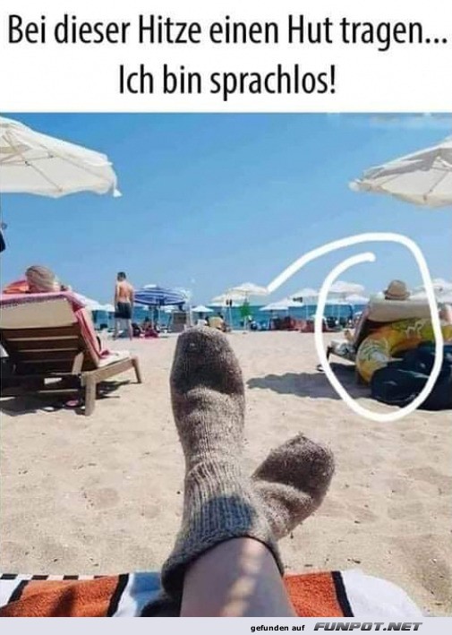 Strickmode am Strand sorgt für Aufsehen Strickmode am Strand sorgt für Aufsehen
