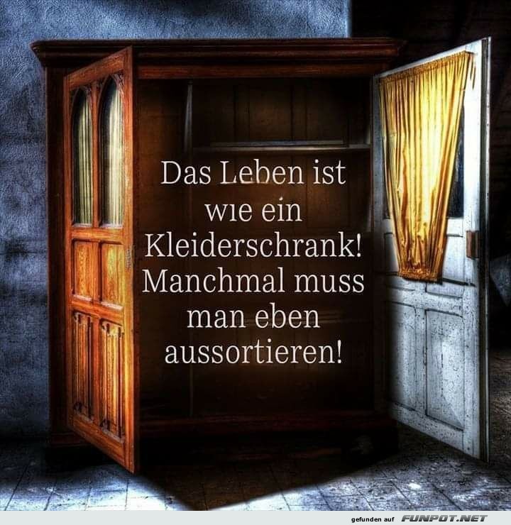 Das Leben und der Kleiderschrank Das Leben und der Kleiderschrank