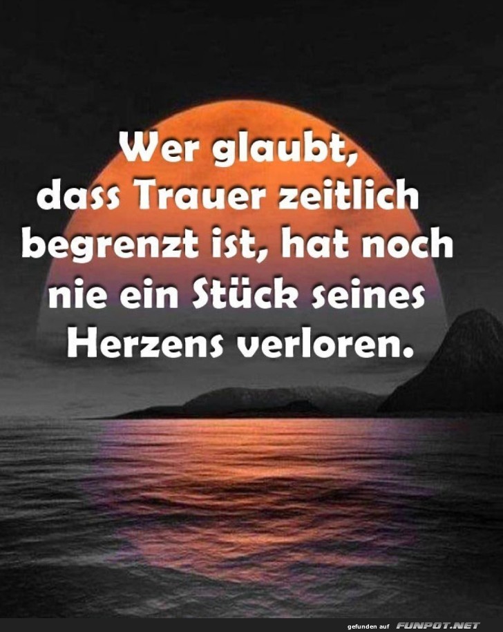 Trauer und ihre zeitlose Natur Trauer und ihre zeitlose Natur