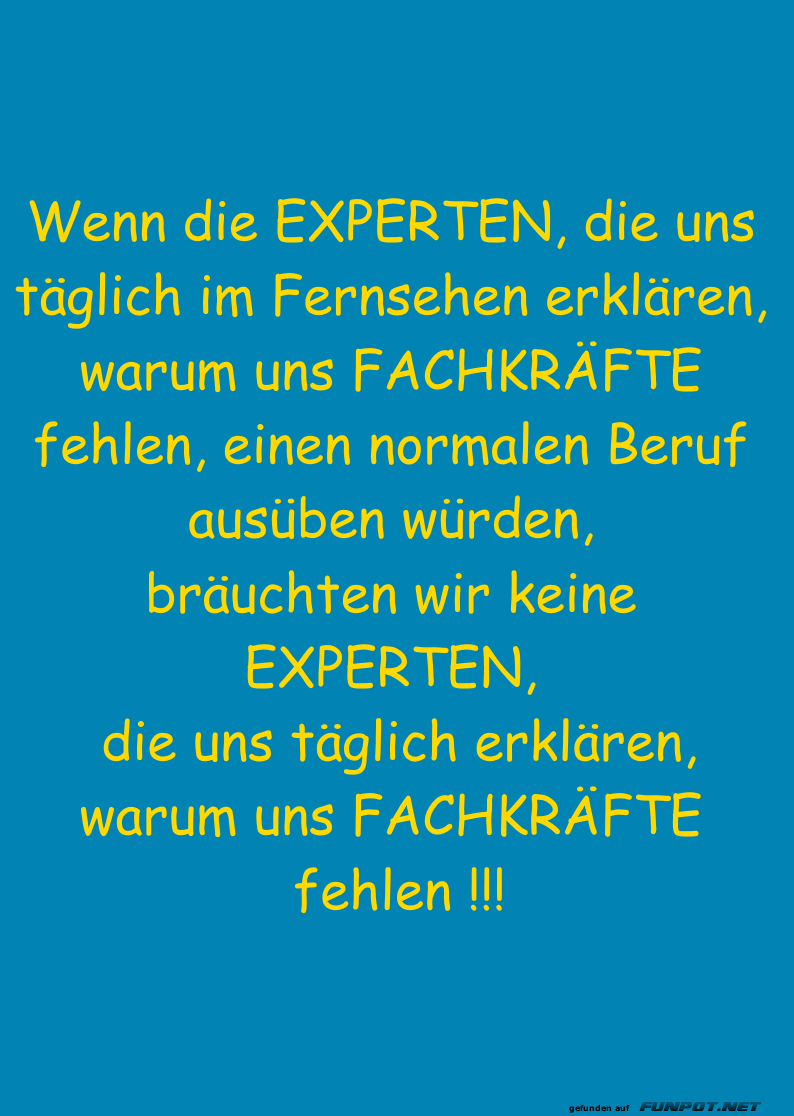 Kritik an Expertenmangel im Fernsehen Kritik an Expertenmangel im Fernsehen