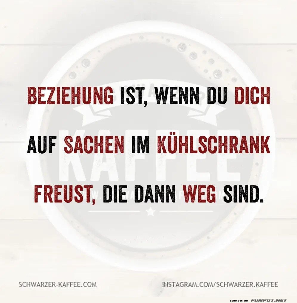 Beziehung und der leere Kühlschrank Beziehung und der leere Kühlschrank