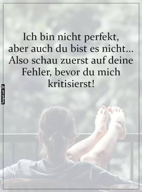 Niemand ist perfekt: Selbstkritik reflektieren Niemand ist perfekt: Selbstkritik reflektieren