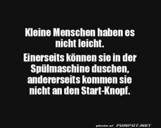 Witz über kleine Menschen Witz über kleine Menschen