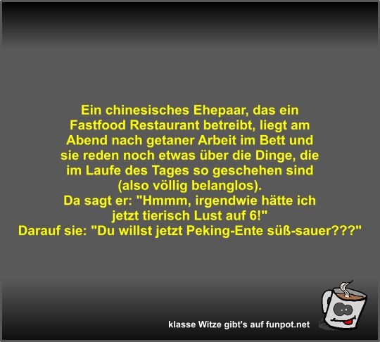 Ein chinesisches Ehepaar Ein chinesisches Ehepaar