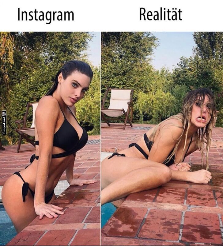 Instagram vs. Realität: Ehrlicher Vergleich Instagram vs. Realität: Ehrlicher Vergleich