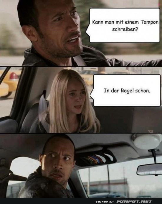 Lustiger Dialog im Auto Lustiger Dialog im Auto