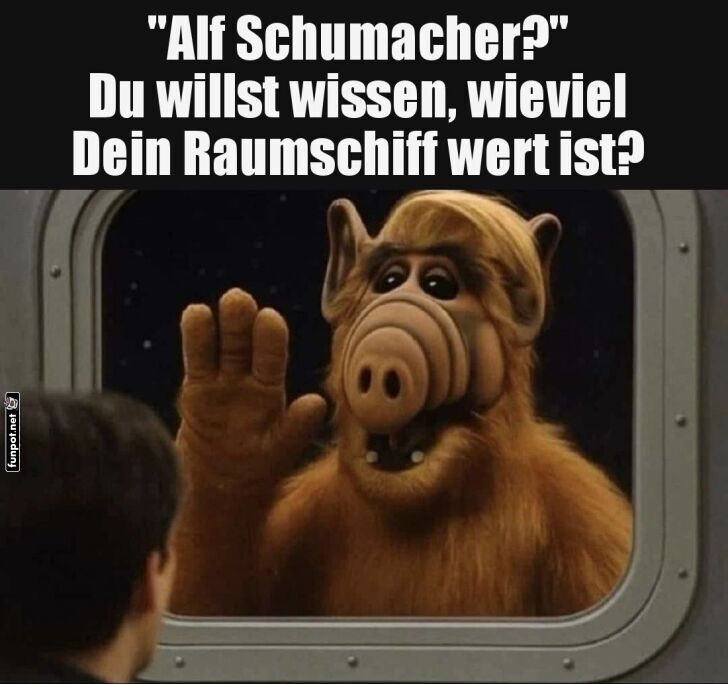 Alf als intergalaktischer Sachverständiger Alf als intergalaktischer Sachverständiger