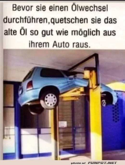 DIY Ölwechsel: Der ultimative Trick! DIY Ölwechsel: Der ultimative Trick!