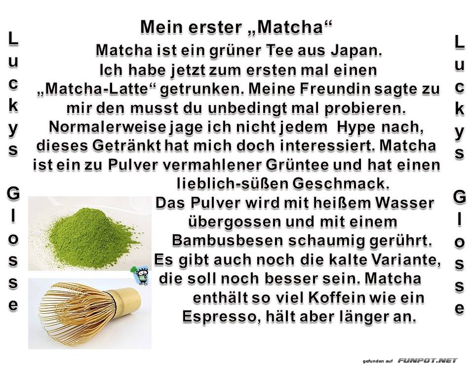 Mein erster Matcha Mein erster Matcha