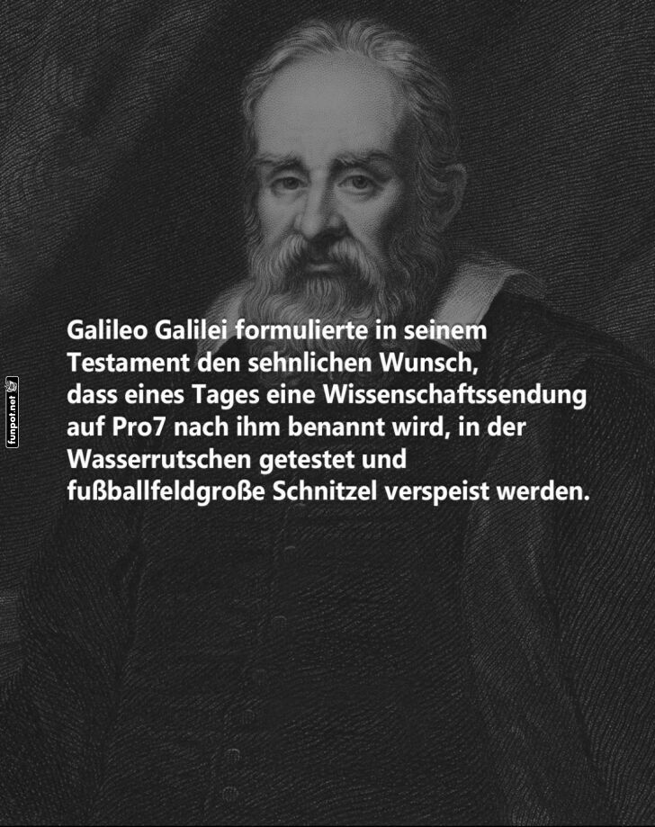 Galileos geheime Testamentswünsche Galileos geheime Testamentswünsche