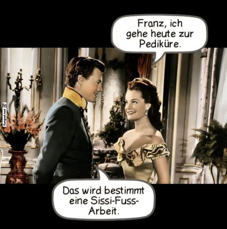 Kaiserliche Fußpflege im Comicstil! Kaiserliche Fußpflege im Comicstil!