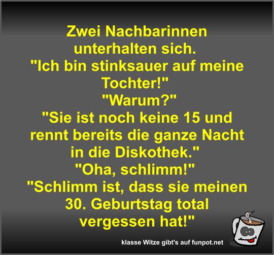 Zwei Nachbarinnen unterhalten sich Zwei Nachbarinnen unterhalten sich