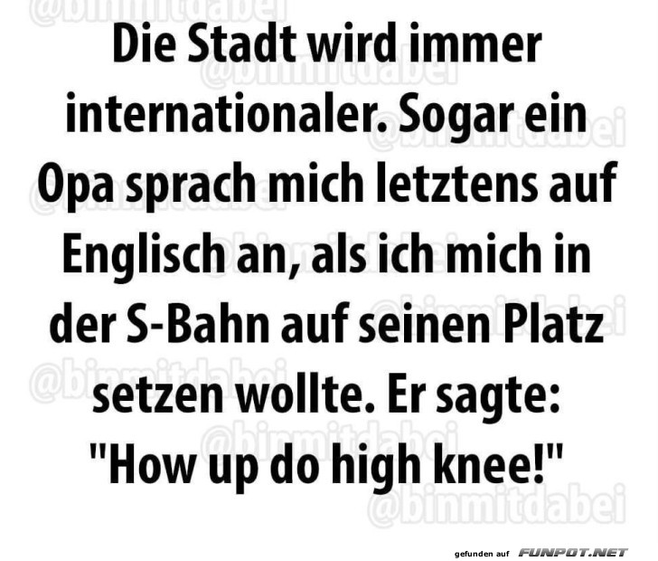 Englisch lernen in der S-Bahn? Englisch lernen in der S-Bahn?