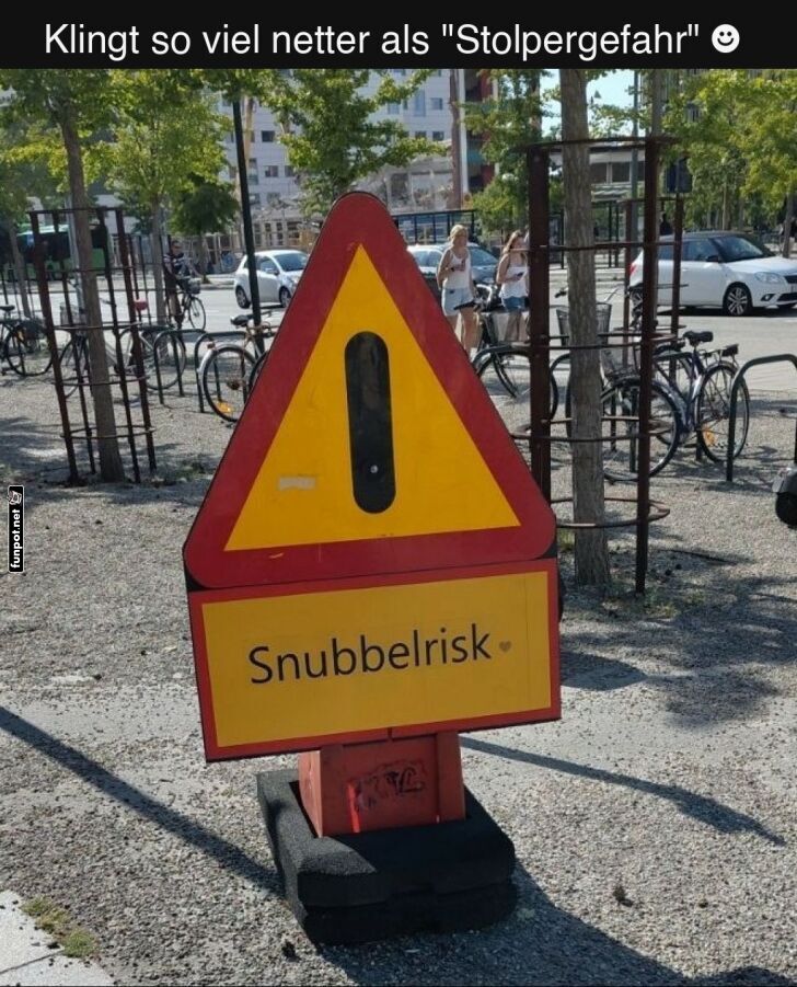 Vorsicht, Snubbelrisiko voraus! Vorsicht, Snubbelrisiko voraus!