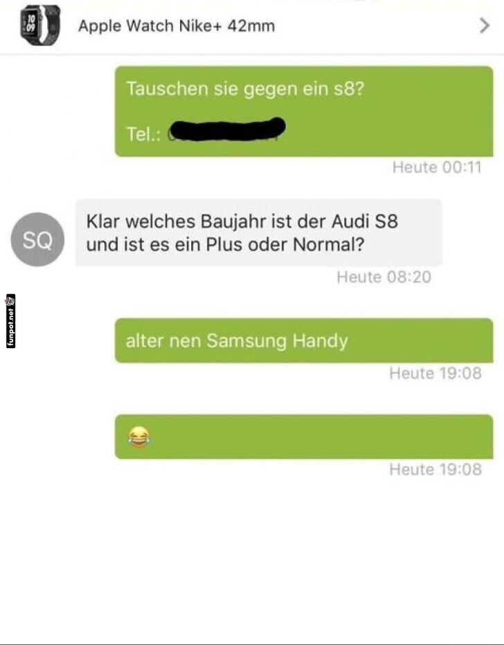 Zu viel PS fürs Tauschgeschäft! Zu viel PS fürs Tauschgeschäft!