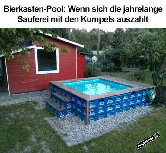 Ein Pool der besonderen (Bier)Art! Ein Pool der besonderen (Bier)Art!