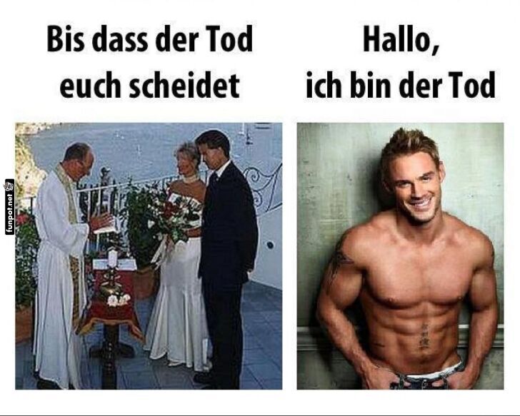 Wenn der Tod zum Fitness-Model wird Wenn der Tod zum Fitness-Model wird