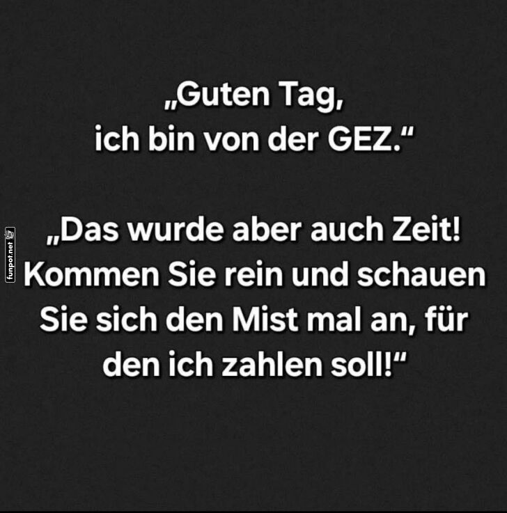 GEZ-berraschung made my day!