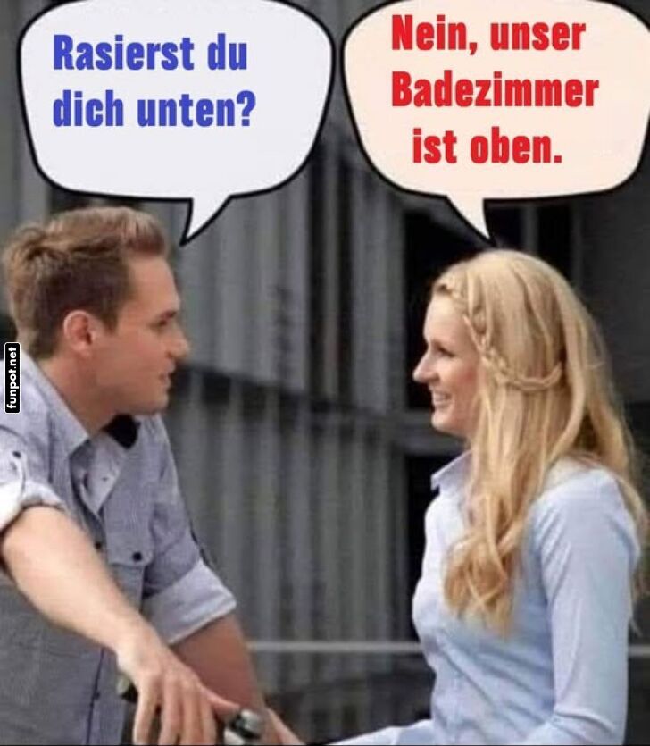 Verwirrende Badezimmergesprche