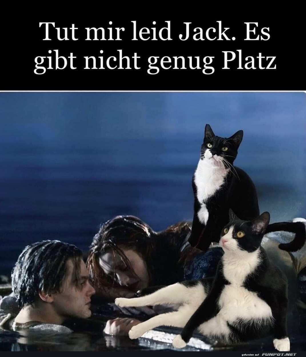 Tut mir leid Jack. Es gibt nicht genug Platz Tut mir leid Jack. Es gibt nicht genug Platz