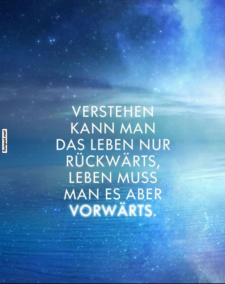 Rckwrts Nachdenken, Vorwrts Leben!