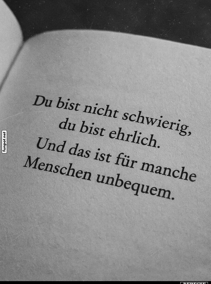 Ehrlichkeit: Kein Kissen für Bequemlichkeit! Ehrlichkeit: Kein Kissen für Bequemlichkeit!