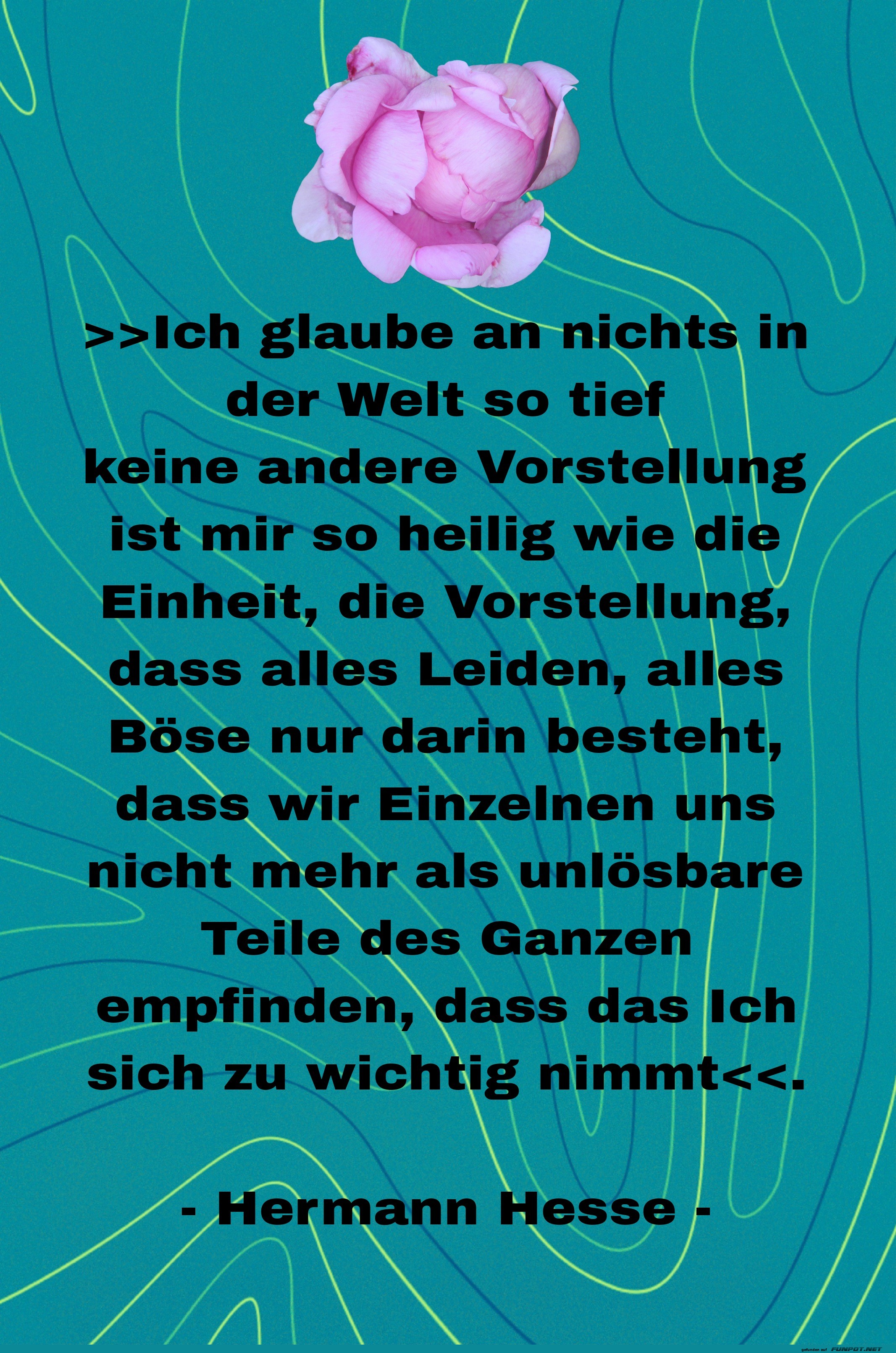 ich glaube an nichts in der welt