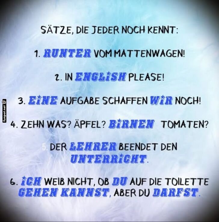 Klassiker aus der Schulzeit Klassiker aus der Schulzeit