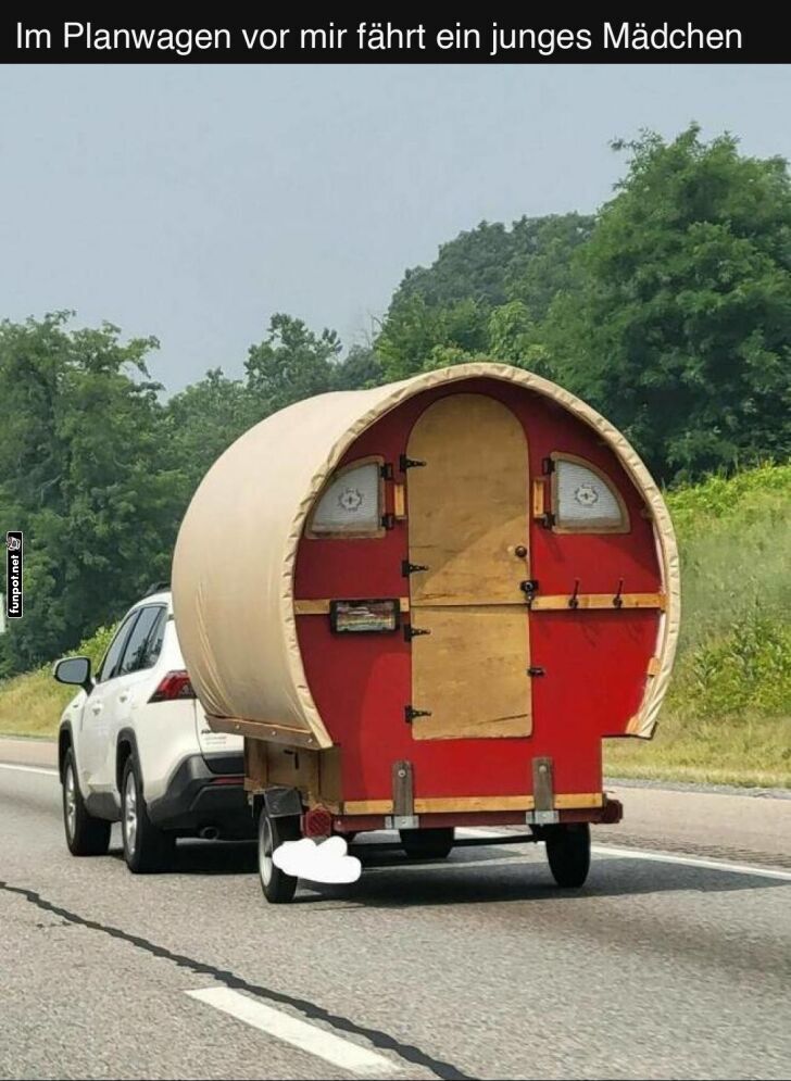 Wenn der Wohnwagen Mittelalter spielt Wenn der Wohnwagen Mittelalter spielt