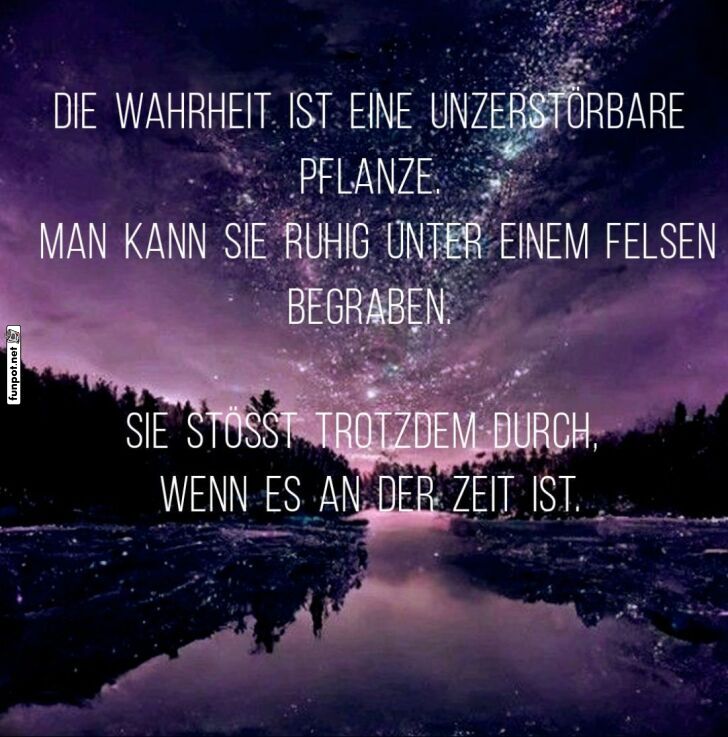 Wahrheit: Hartnäckiger als Unkraut! Wahrheit: Hartnäckiger als Unkraut!