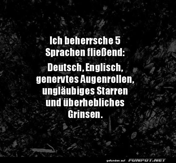 Sprachgenie mit Charme Sprachgenie mit Charme