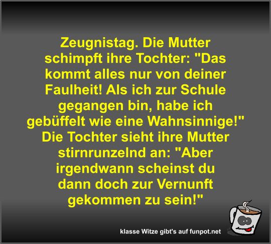 Zeugnistag: Die unerwartete Wendung Zeugnistag: Die unerwartete Wendung