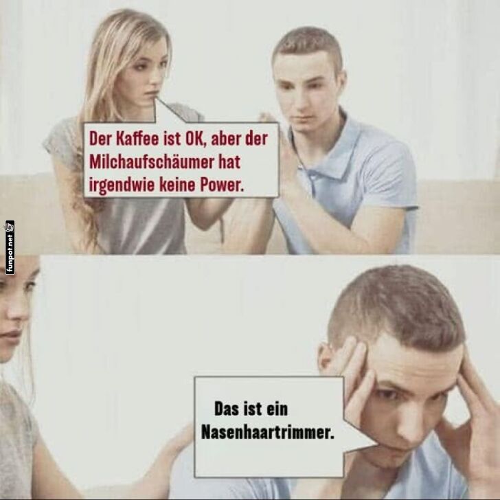Wenn der Milchaufschäumer versagt! Wenn der Milchaufschäumer versagt!